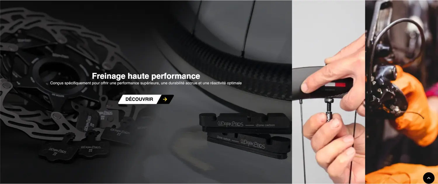 Section de présentation produit du nouveau site VNoise