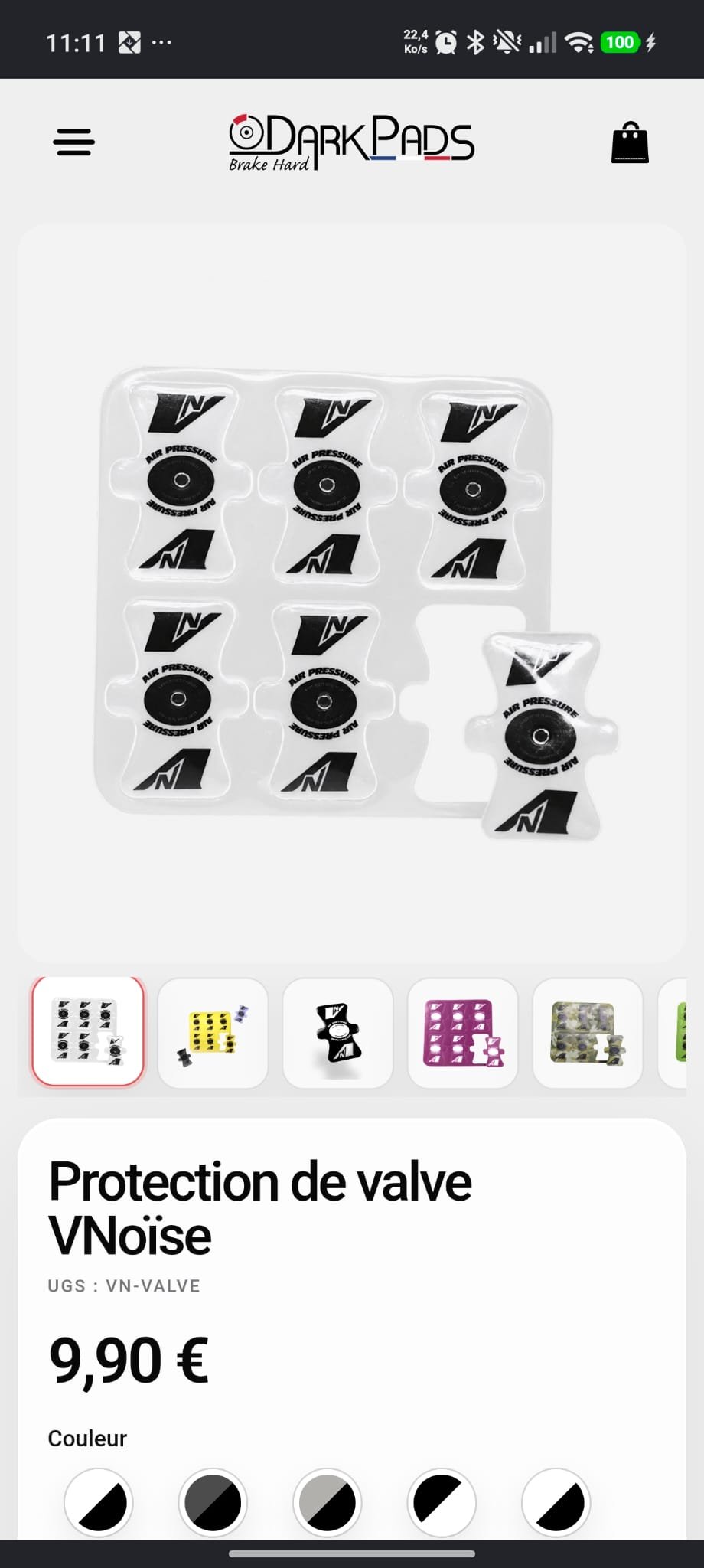 Visuel produit — DarkPads · contenu e-commerce