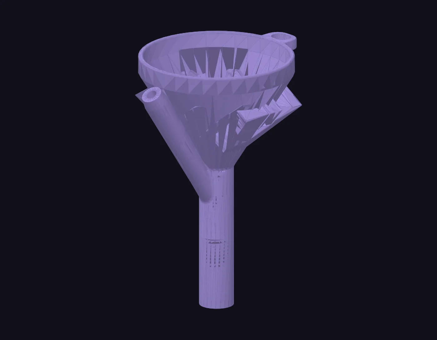 Modélisation 3D de l’entonnoir tubeless