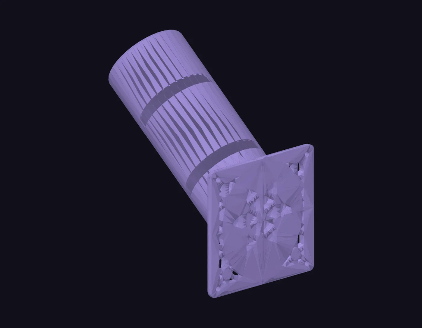 Modélisation 3D du support mural pour rayons