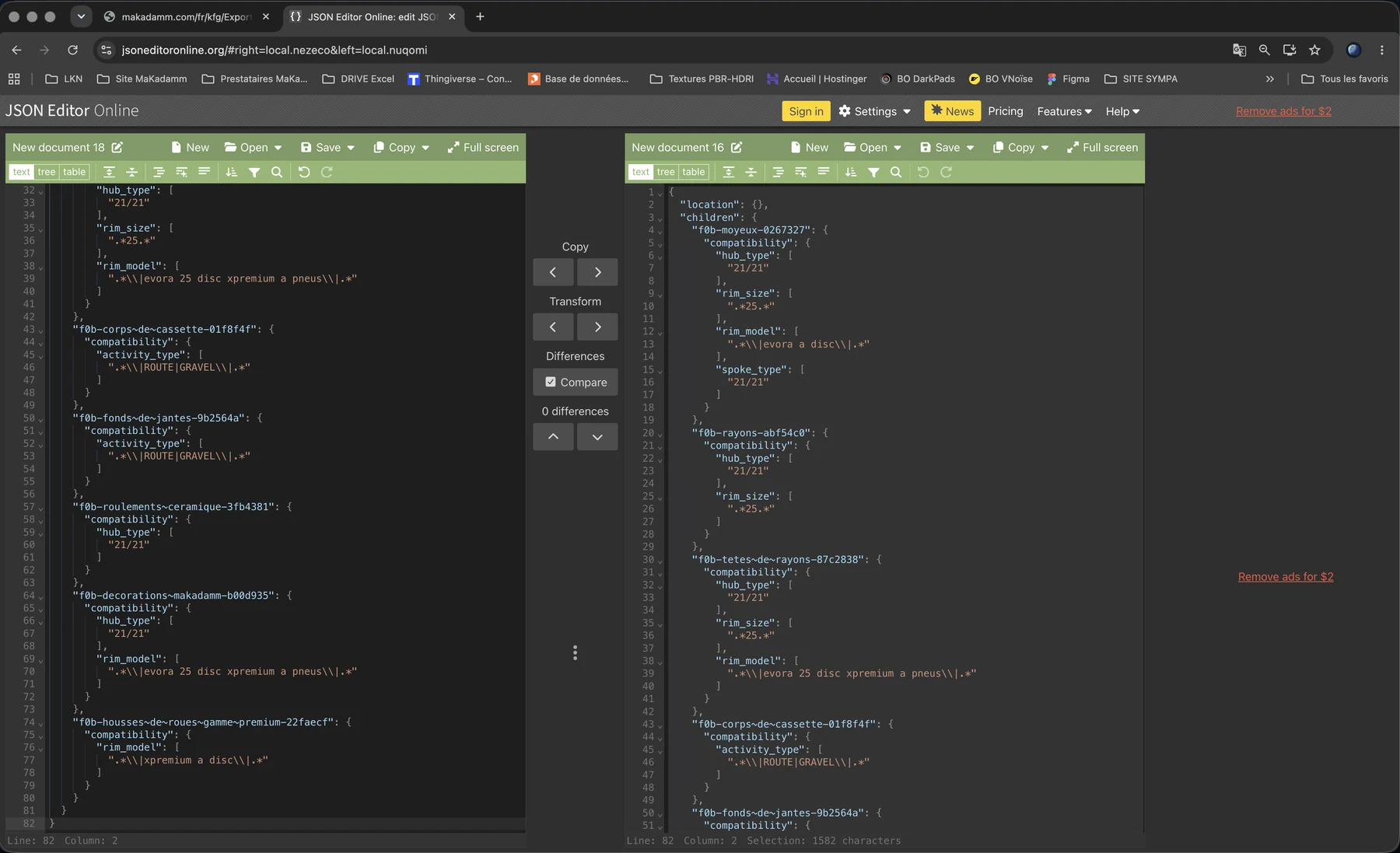 Extrait du code PHP du configurateur Makadamm
